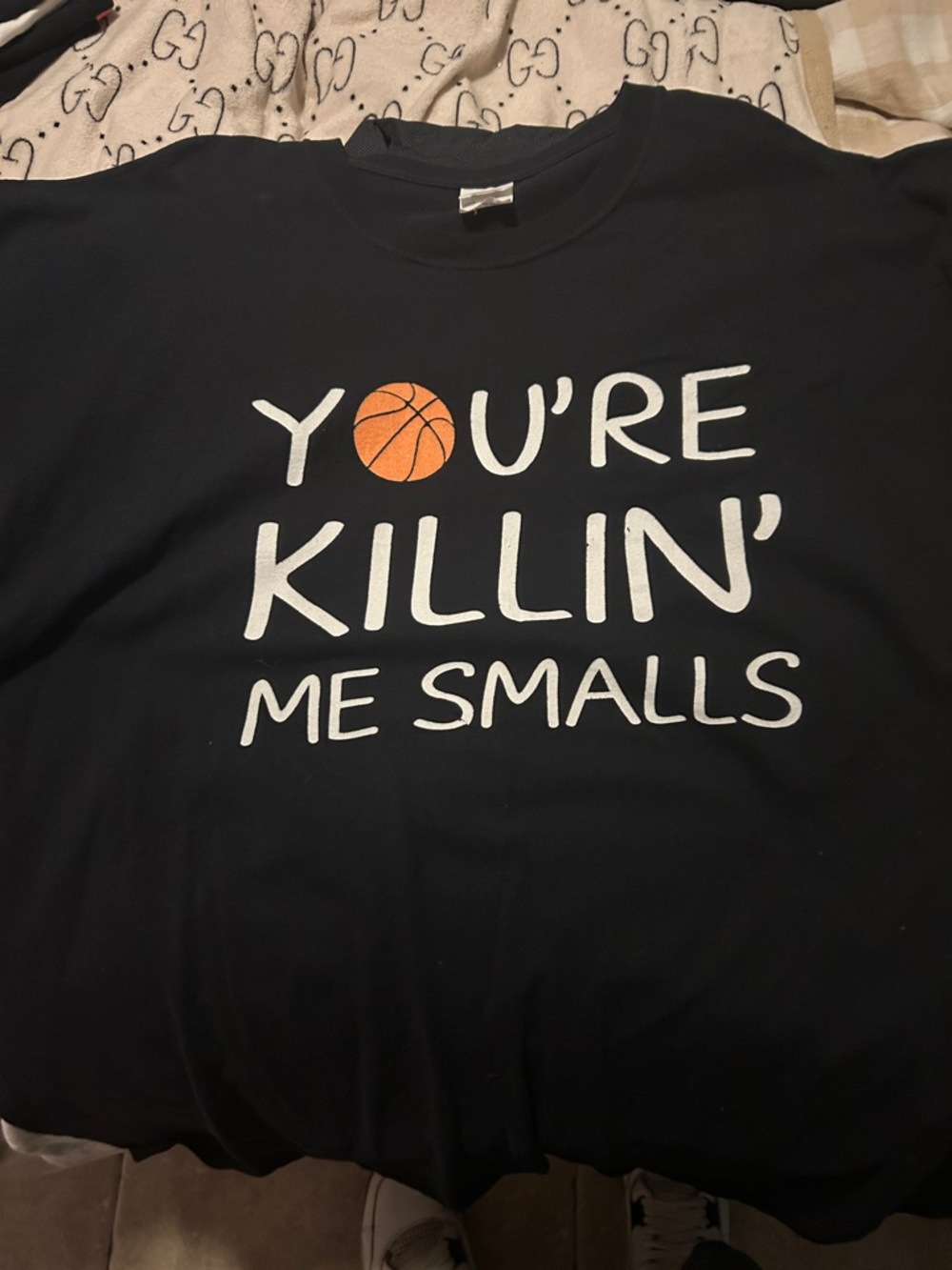 Kids Black Graphic Tee - "You're Killin' Me Smalls"
